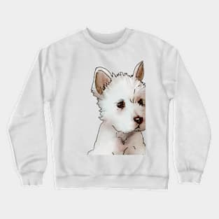 Puppy Westie Crewneck Sweatshirt